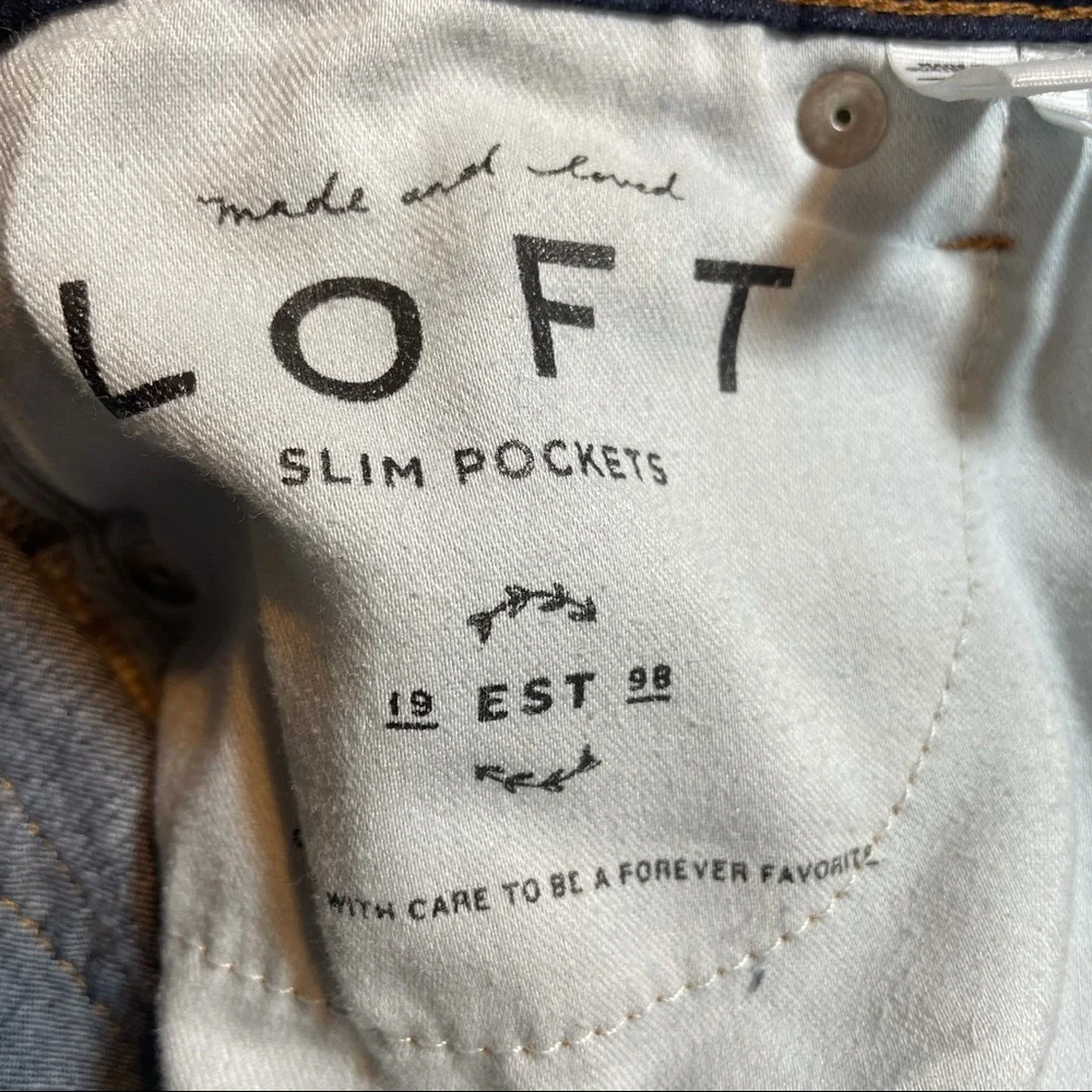 LOFT curvy skinny jeans